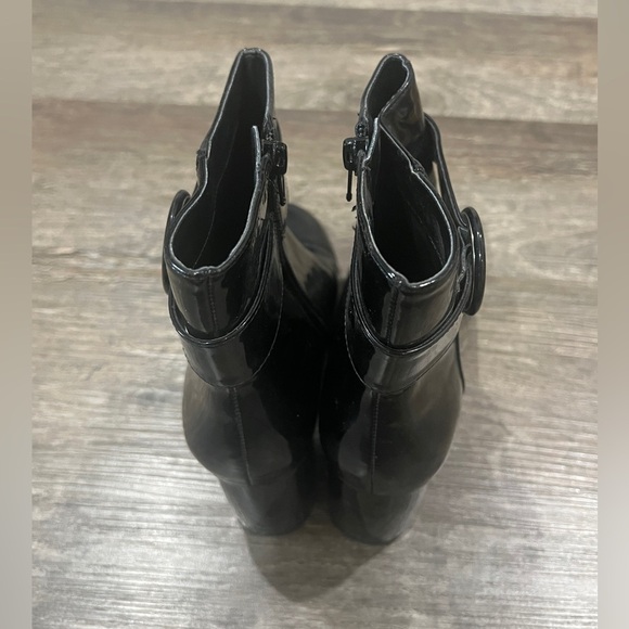 FINAL PRICE Nine West Kyra Black Patent Bootie - Picture 5 of 6